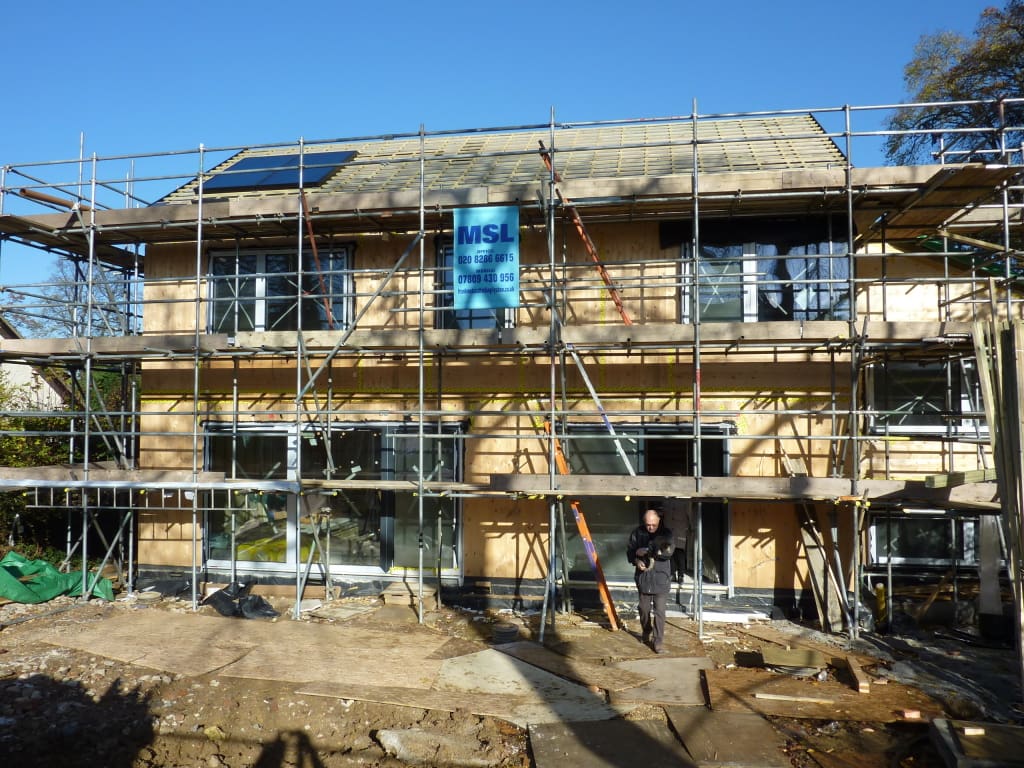 Claygate Passivhaus 01 Continues On Site